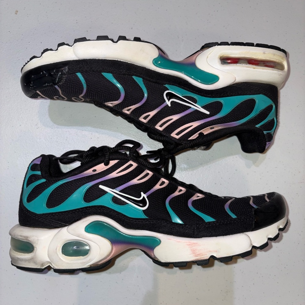 Nike Air Max Plus “Have a Nike Day” Black, Pink, Purple, and Turquoise Sneakers
